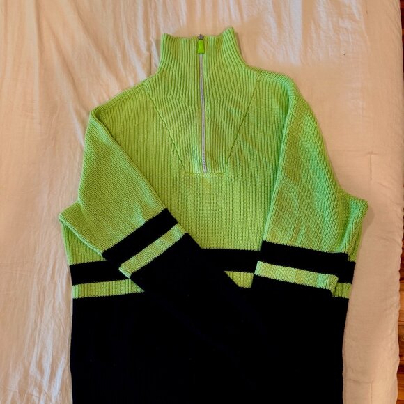 Vintage Ralph Lauren Funnel Neck Half-Zip Sweater - Picture 8 of 9